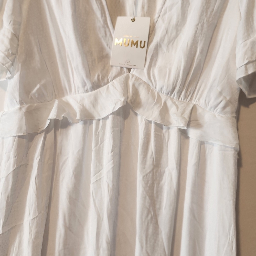 Show Me Your Mumu White Ruffle Dress - Picture 4 of 6